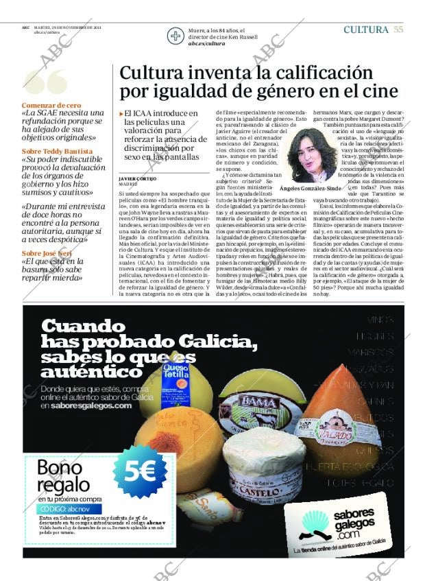 ABC MADRID 29-11-2011 página 55