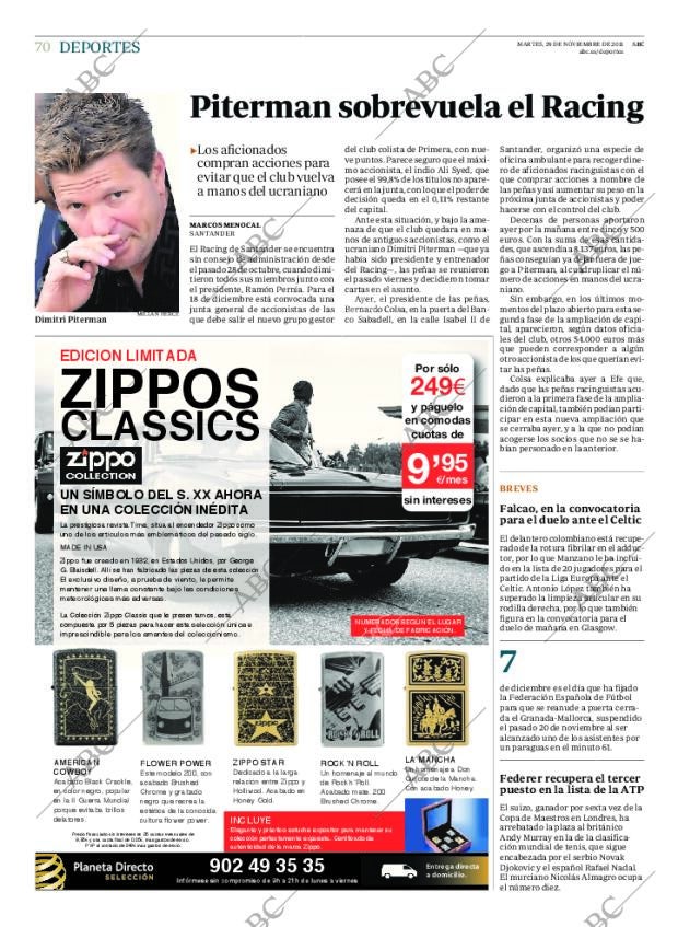ABC MADRID 29-11-2011 página 70