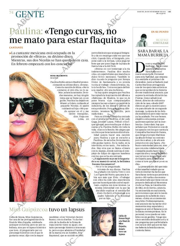 ABC MADRID 29-11-2011 página 74