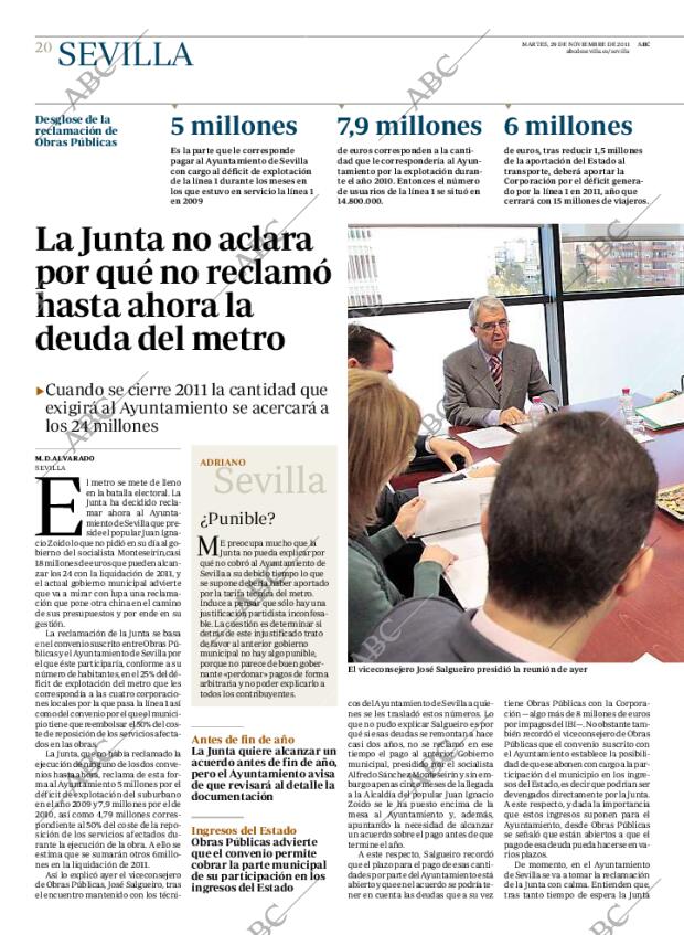 ABC SEVILLA 29-11-2011 página 20