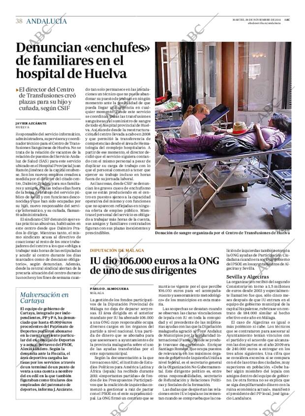 ABC SEVILLA 29-11-2011 página 38