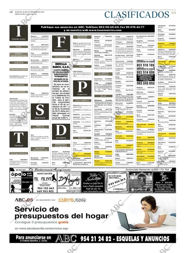 ABC SEVILLA 29-11-2011 página 69