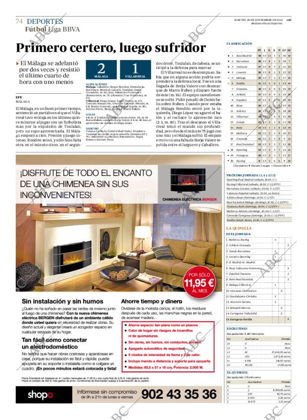 ABC SEVILLA 29-11-2011 página 74