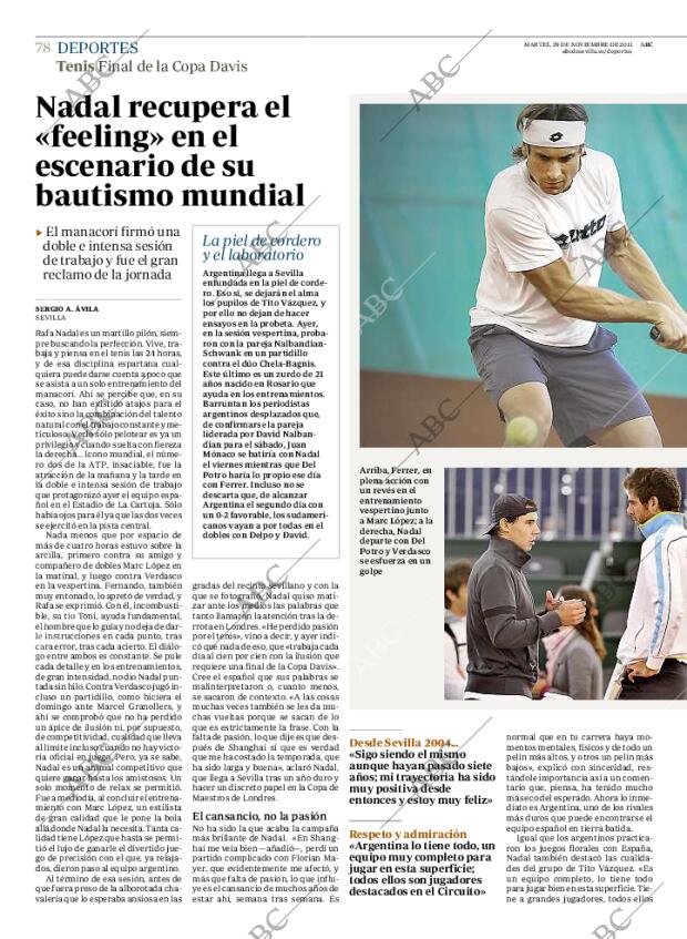 ABC SEVILLA 29-11-2011 página 78