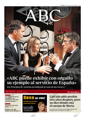 ABC SEVILLA 30-11-2011 página 1