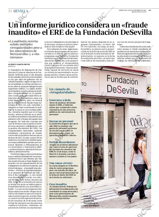 ABC SEVILLA 30-11-2011 página 22