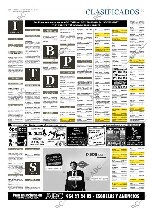 ABC SEVILLA 30-11-2011 página 69