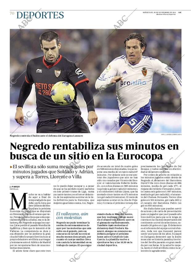 ABC SEVILLA 30-11-2011 página 70