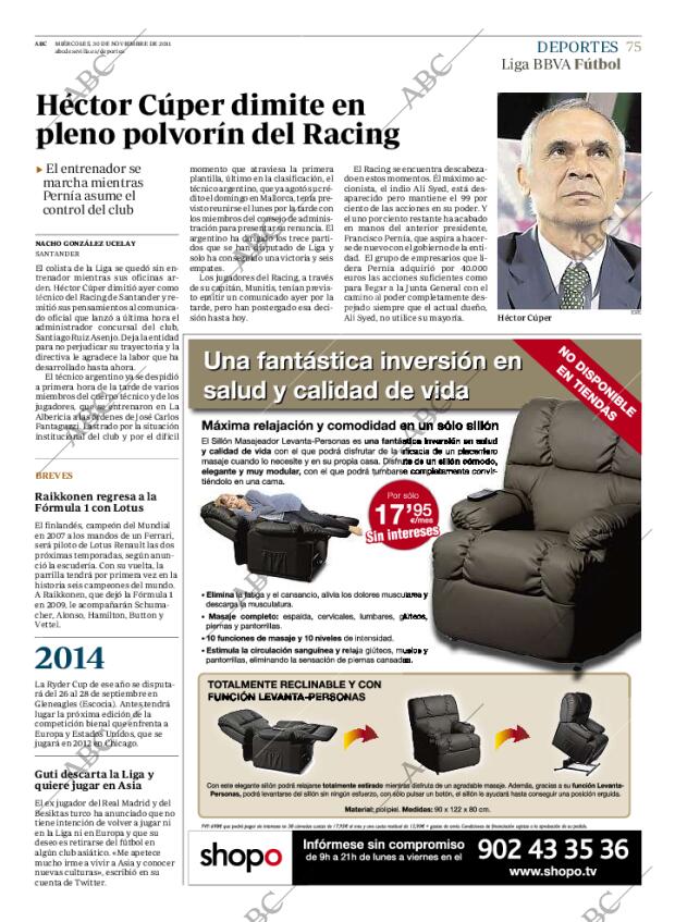 ABC SEVILLA 30-11-2011 página 75
