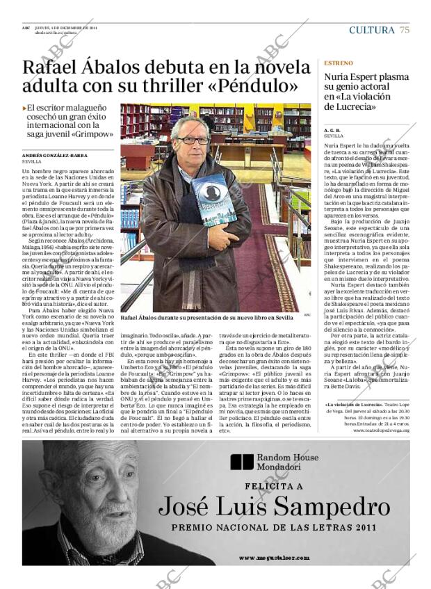 ABC SEVILLA 01-12-2011 página 75