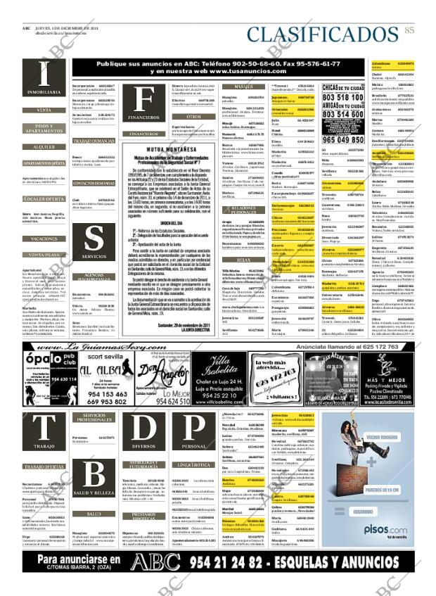 ABC SEVILLA 01-12-2011 página 85