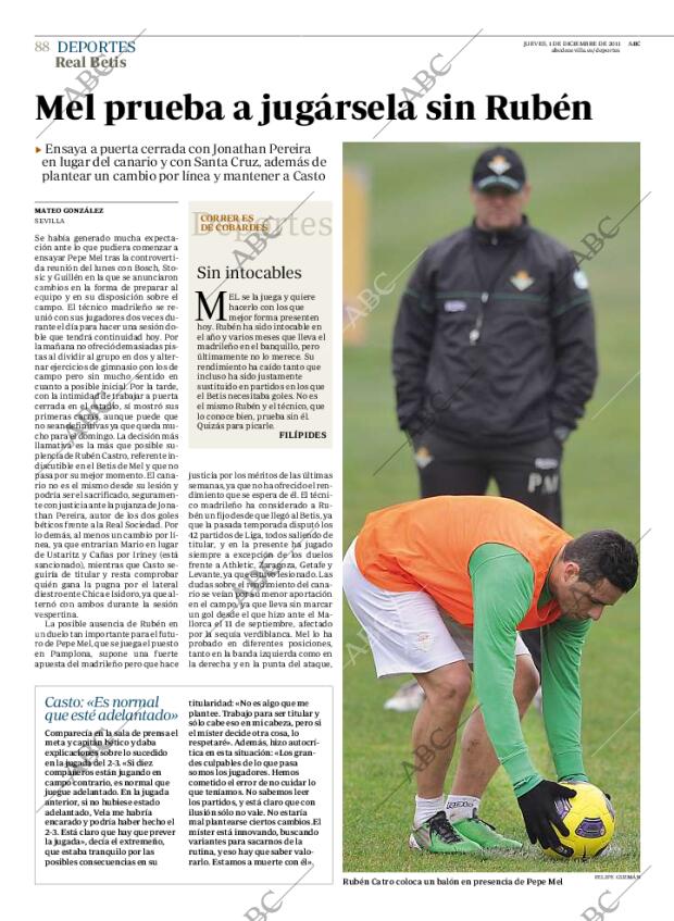 ABC SEVILLA 01-12-2011 página 88