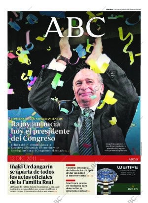 ABC MADRID 12-12-2011 página 1