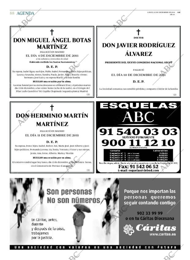 ABC MADRID 12-12-2011 página 88