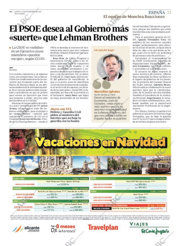 ABC MADRID 22-12-2011 página 33