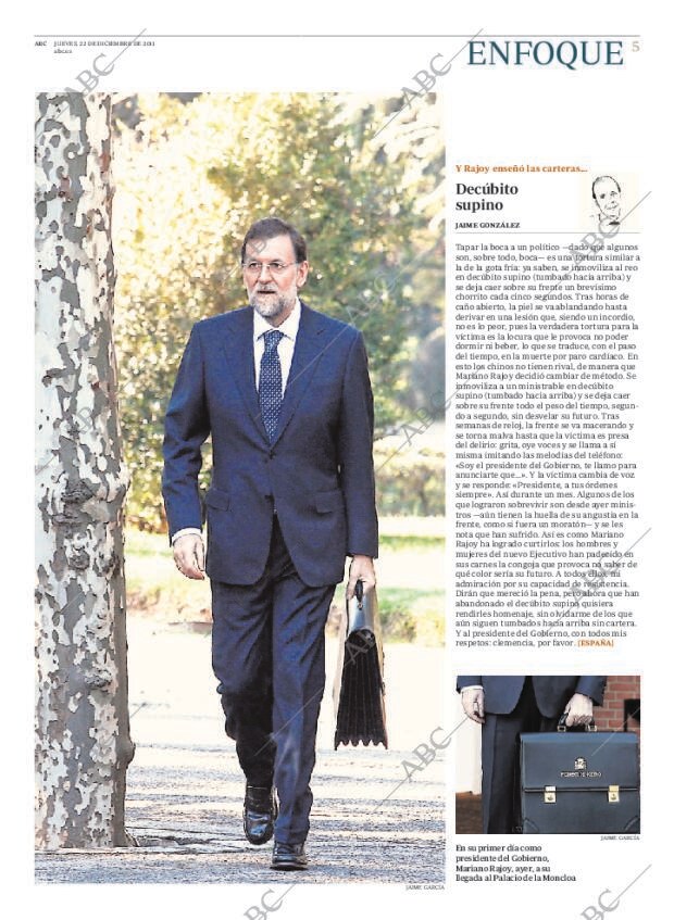 ABC MADRID 22-12-2011 página 5