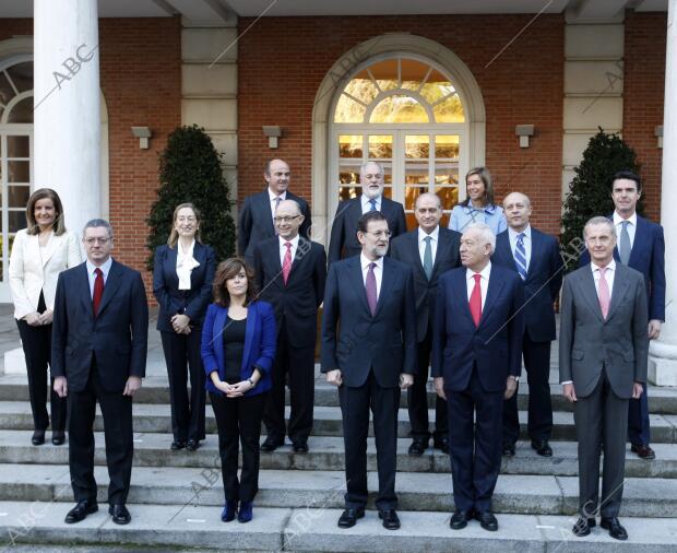 Reunión del nuevo Gobierno de Mariano Rajoy, en el primer Consejo de Ministros...