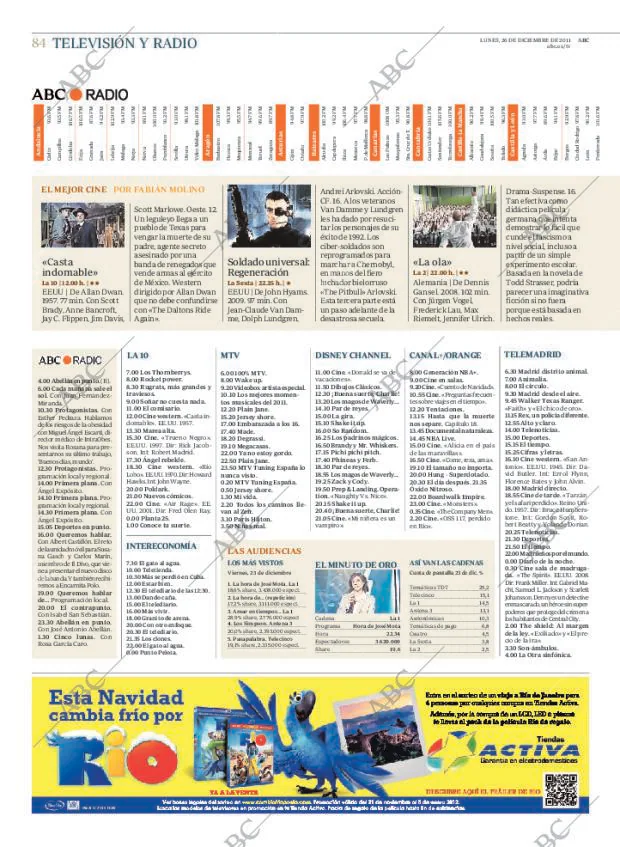 ABC MADRID 26-12-2011 página 84