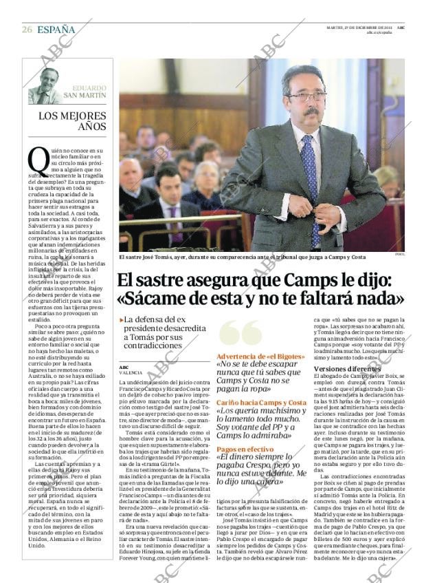 ABC MADRID 27-12-2011 página 26