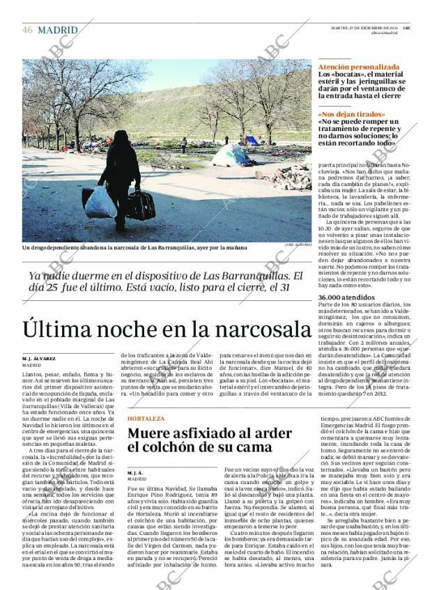 ABC MADRID 27-12-2011 página 46