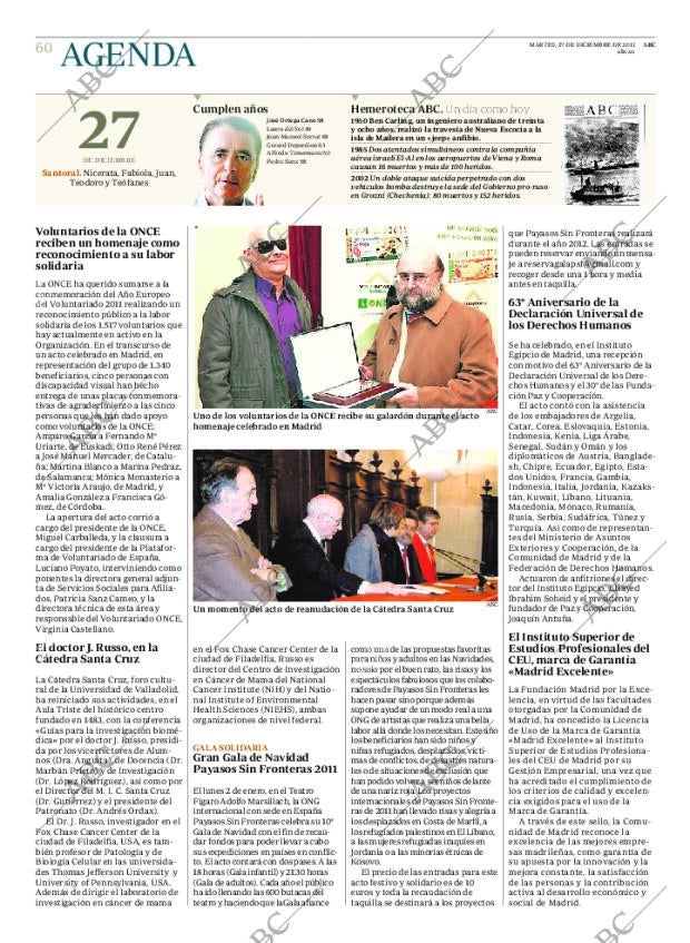 ABC MADRID 27-12-2011 página 60