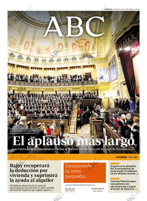 ABC CORDOBA 28-12-2011 página 1