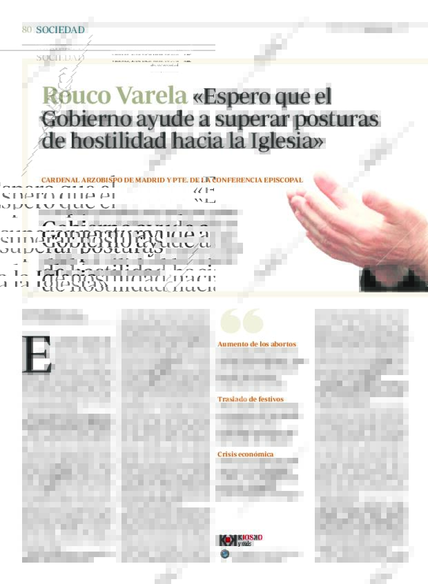 ABC MADRID 30-12-2011 página 80