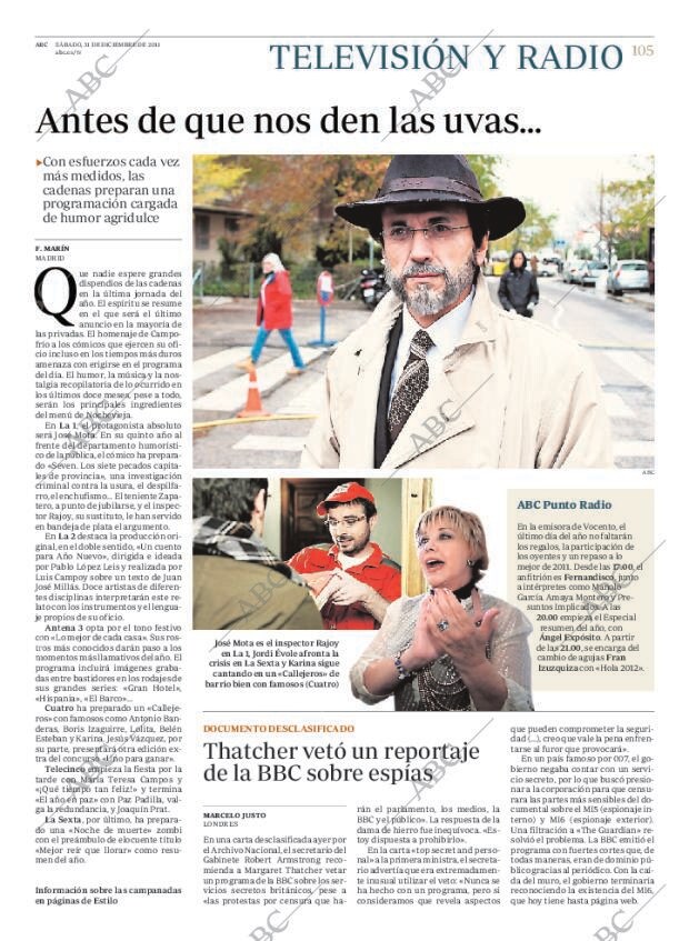 ABC MADRID 31-12-2011 página 105