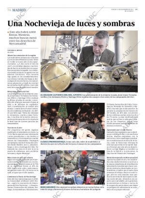 ABC MADRID 31-12-2011 página 74