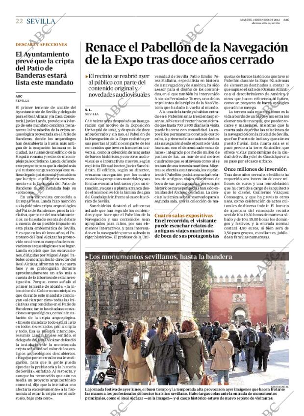 ABC SEVILLA 03-01-2012 página 22