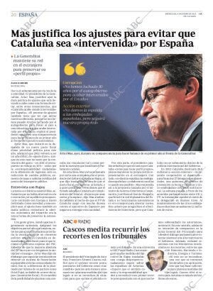 ABC MADRID 04-01-2012 página 20