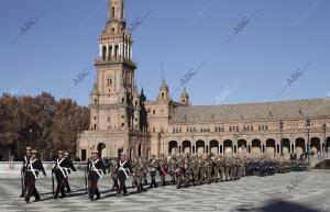 Celebración de la Pascua Militar en la Plaza de España