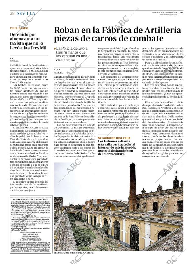 ABC SEVILLA 06-01-2012 página 28