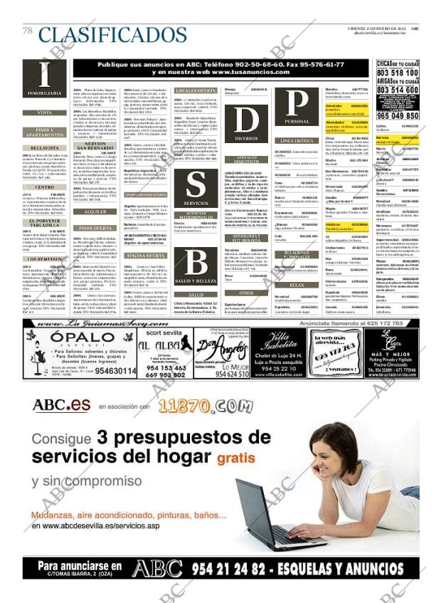 ABC SEVILLA 06-01-2012 página 78