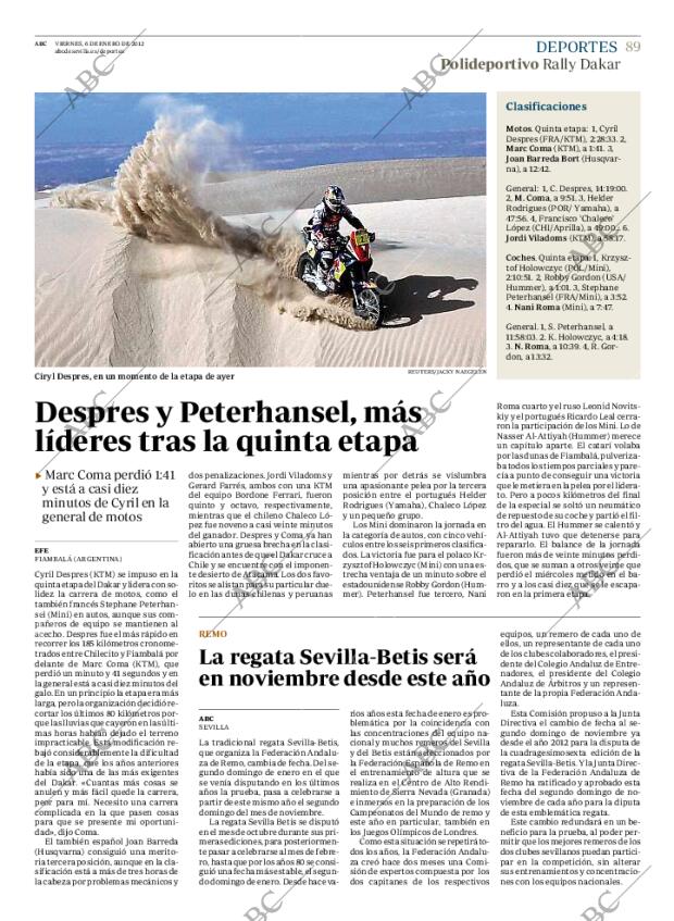 ABC SEVILLA 06-01-2012 página 89