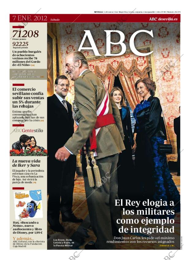 ABC SEVILLA 07-01-2012 página 1
