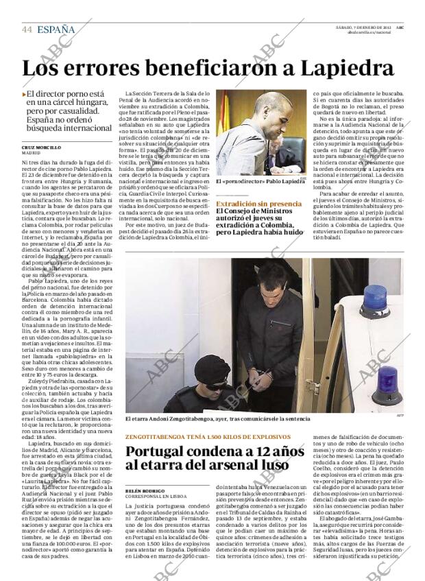 ABC SEVILLA 07-01-2012 página 44
