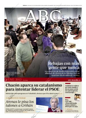 ABC SEVILLA 08-01-2012 página 1