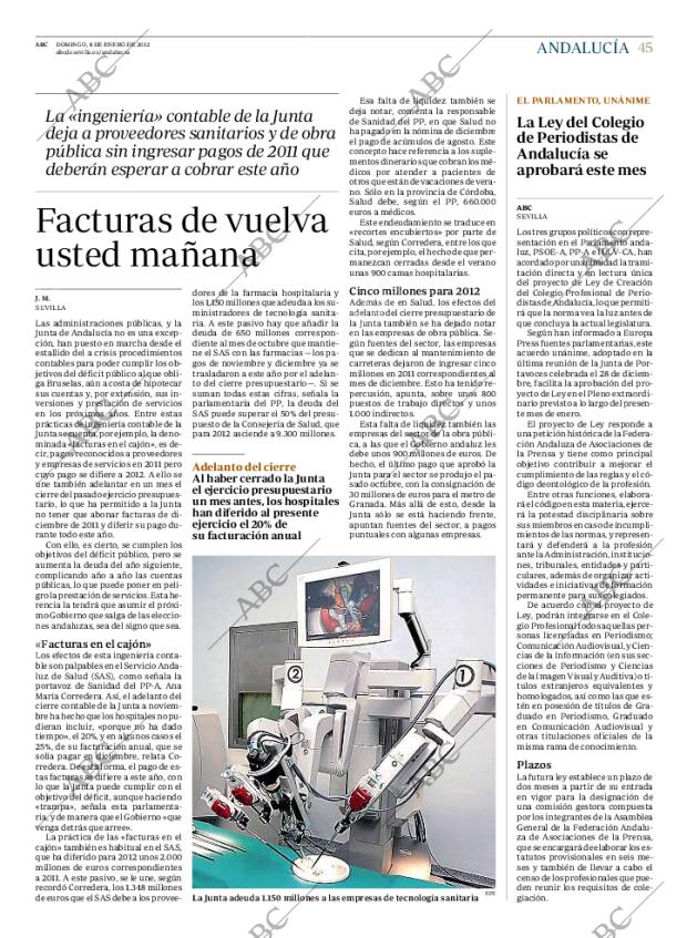 ABC SEVILLA 08-01-2012 página 45