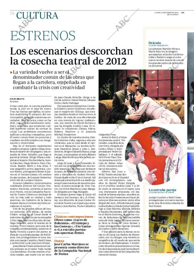 ABC MADRID 09-01-2012 página 74