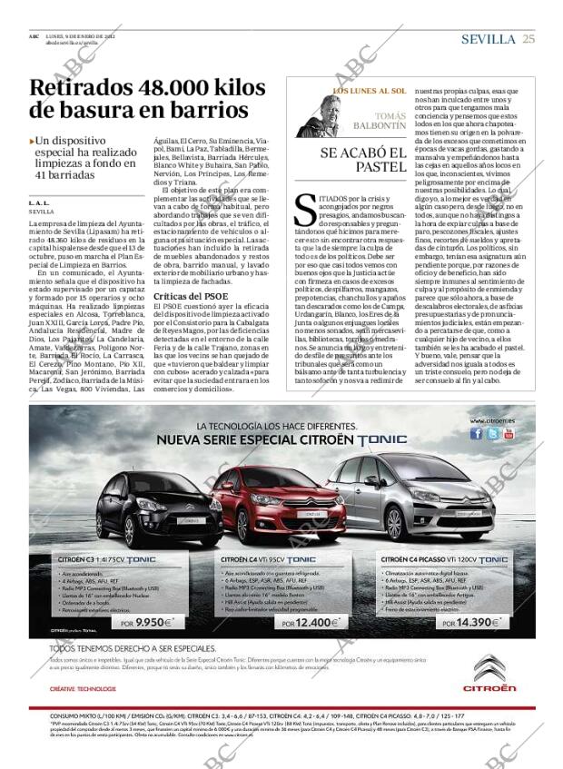 ABC SEVILLA 09-01-2012 página 25