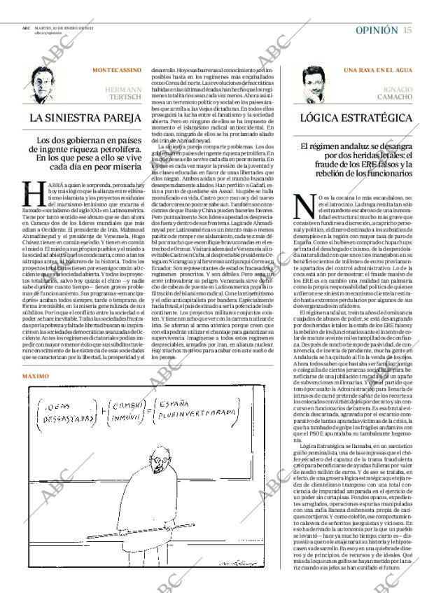 ABC MADRID 10-01-2012 página 15