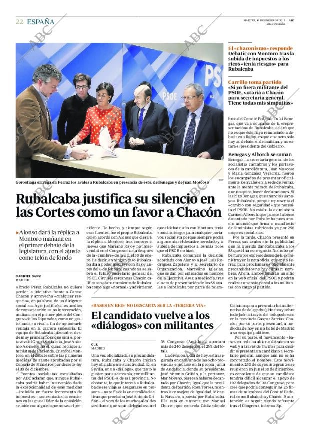 ABC MADRID 10-01-2012 página 22