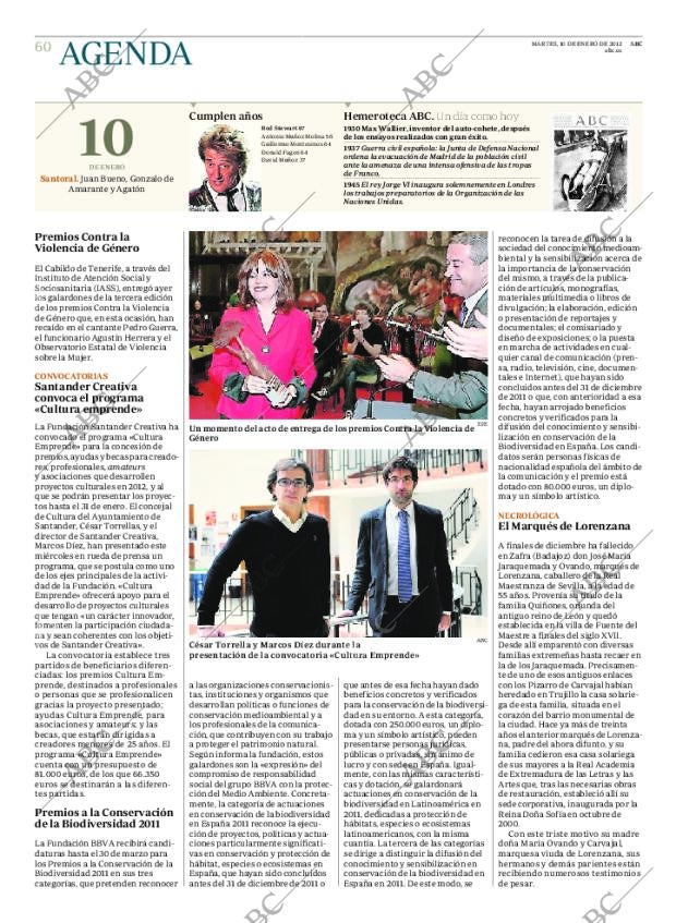 ABC MADRID 10-01-2012 página 60
