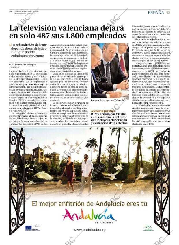 ABC SEVILLA 10-01-2012 página 45