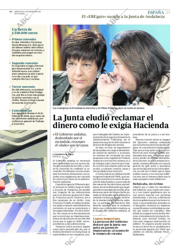 ABC MADRID 11-01-2012 página 23