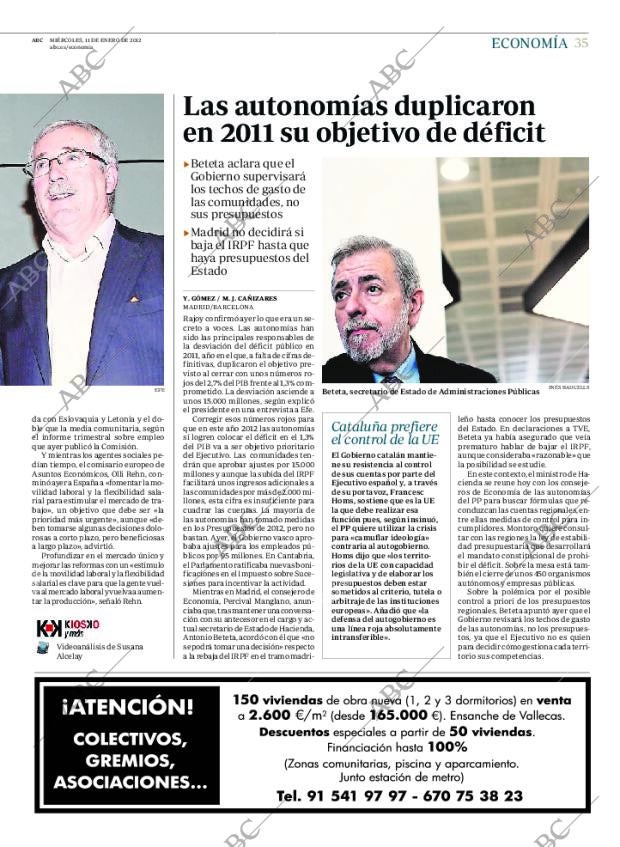 ABC MADRID 11-01-2012 página 35
