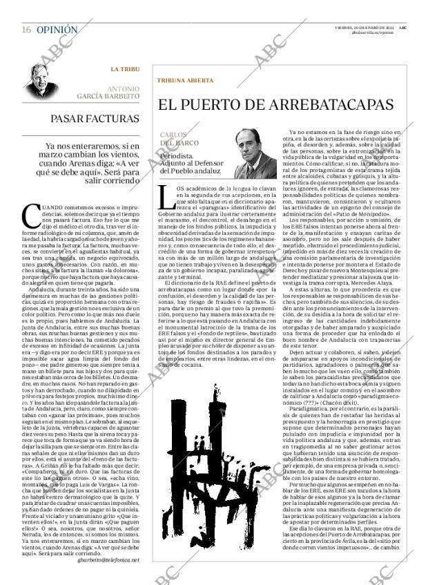 ABC SEVILLA 20-01-2012 página 16