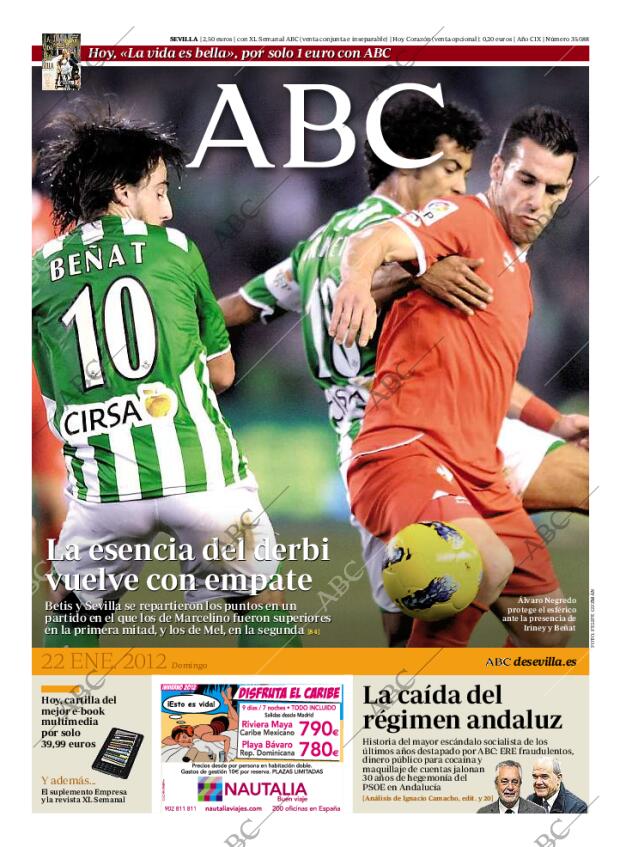 ABC SEVILLA 22-01-2012 página 1