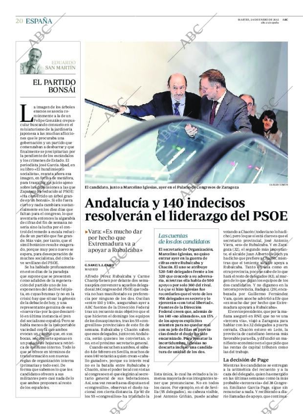 ABC MADRID 24-01-2012 página 20